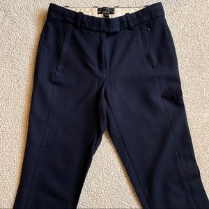 J. Crew Navy Wool Maddie Trouser Navy 000